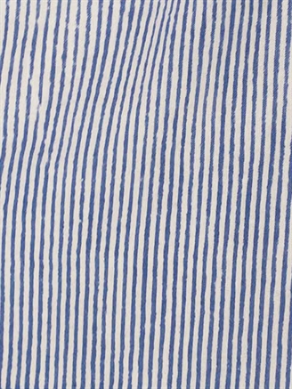 Craft Sisters Moon Pouch Blockprint L Blue Stripe
